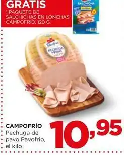 Alimerka Campofrío - pechuga de pavo pavofrio oferta