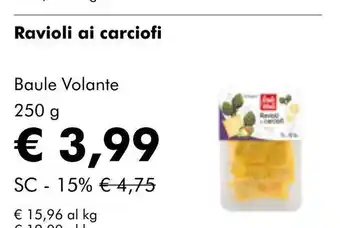 NaturaSí Ravioli ai carciofi oferta