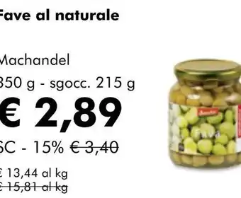 NaturaSí Fave al naturale oferta