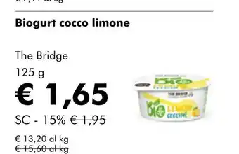 NaturaSí Biogurt cocco limone oferta
