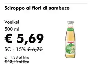 NaturaSí Sciroppo ai fiori di sambuco oferta