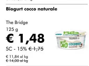 NaturaSí Biogurt cocco naturale oferta