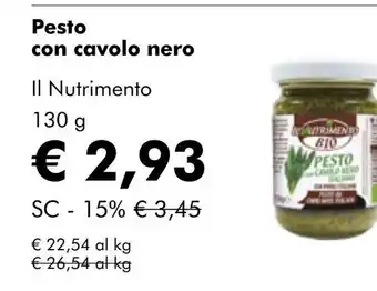 NaturaSí Pesto con cavolo nero oferta