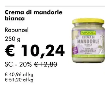 NaturaSí Crema di mandorle bianca oferta