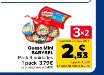 Carrefour Queso Mini BABYBEL oferta