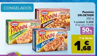 Carrefour Panninis DR.OETKER 250 g oferta