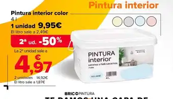 Carrefour Pintura interior color oferta