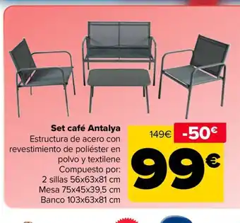 Carrefour Set café Antalya oferta