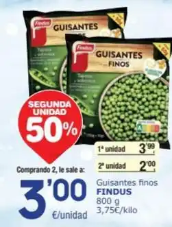 SPAR Fragadis Findus - guisantes finos oferta