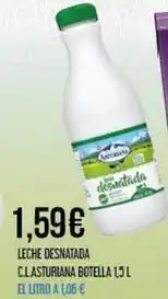 Claudio Asturiana - leche desnatada oferta