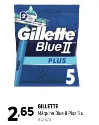 Coviran GILLETTE Máquina Blue II Plus 5 u. oferta