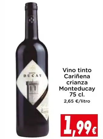 Proxi Vino tinto Cariñena crianza Monteducay 75 cl oferta