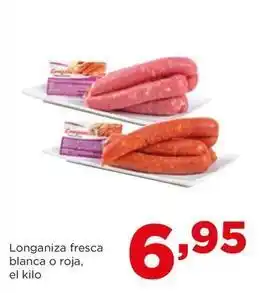 Alimerka Longaniza fresca blanca o roja oferta