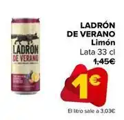 Carrefour Ladrón de verano limón oferta