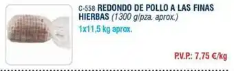 Abordo Redondo de pollo oferta