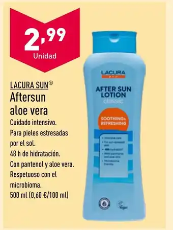 ALDI LACURA SUNⓇ Aftersun aloe vera oferta