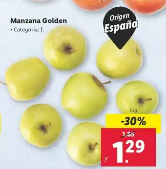 Lidl Manzana Golden oferta