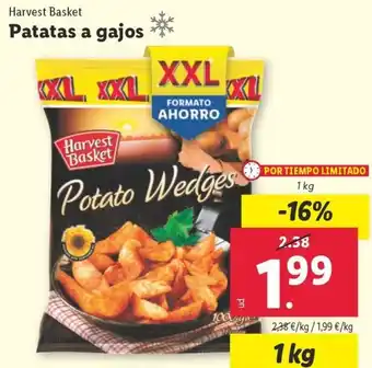 Lidl Harvest Basket Patatas a gajos oferta