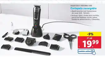 Lidl Cortapelo recargable oferta