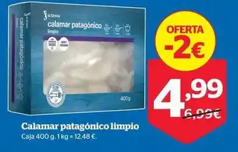 La Sirena Calamar patagónico limpio oferta