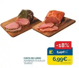 Supermercados La Despensa Cinta de lomo oferta