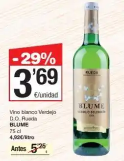 SPAR Fragadis Blume - vino blanco verdejo d.o. rueda oferta