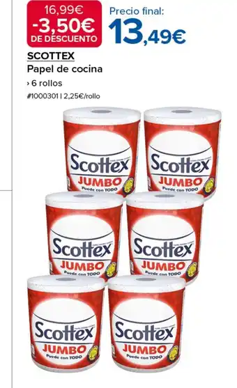 Costco SCOTTEX Papel de cocina oferta