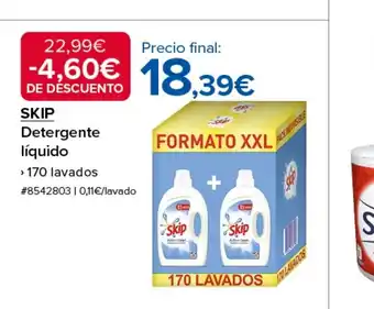 Costco SKIP Detergente líquido oferta