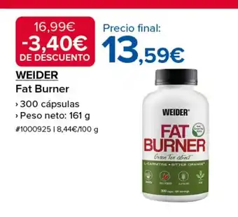 Costco WEIDER FAT BURNER oferta