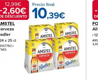 Costco AMSTEL Cerveza Radler oferta