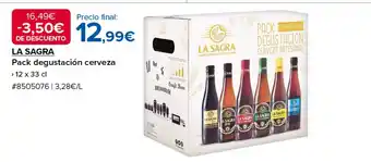 Costco LA SAGRA Pack degustación cerveza oferta