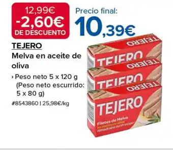 Costco TEJERO Melva en aceite de oliva oferta