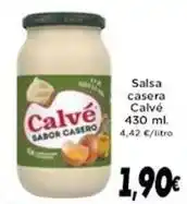 Supermercados Piedra Calvé - salsa casera oferta