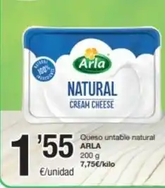 SPAR Fragadis Arla - queso untable natural oferta