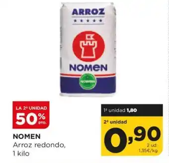 Alimerka NOMEN Arroz redondo, oferta