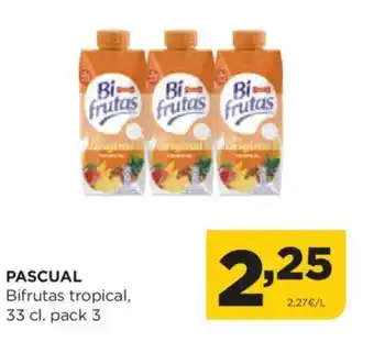 Alimerka PASCUAL Bifrutas tropical, oferta