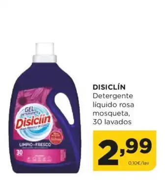 Alimerka DISICLÍN Detergente líquido rosa mosqueta, oferta