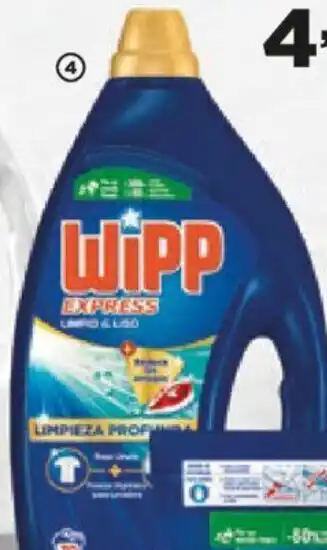 Alimerka WIPP EXPRESS Detergente en gel limpio & liso, 70 lavados oferta