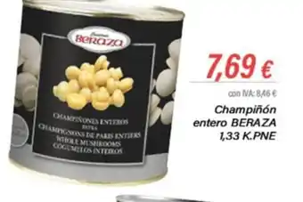 Cash Ifa Champiñón entero BERAZA 1,33 K.PNE oferta