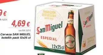 Cash Ifa Cerveza SAN MIGUEL botellín pack 12×25 cl oferta