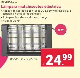Lidl Lámpara matainsectos eléctrica oferta