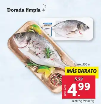 Lidl Dorada limpia oferta