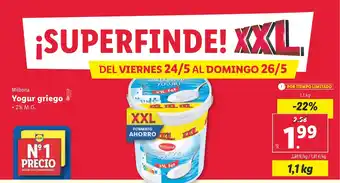 Lidl Yogur griego oferta