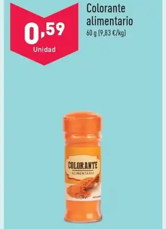ALDI Colorante alimentario 60 g oferta