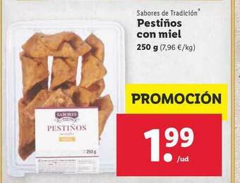 Lidl Sabores De Tradición Pestiños Con Miel 250g oferta