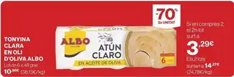 Supercor Exprés Albo - tonyina clara en oli d'oliva oferta