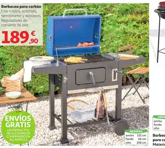 Alcampo Barbacoa para carbón oferta
