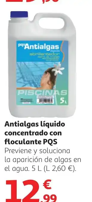 Alcampo Antialgas líquido concentrado con floculante PQS oferta