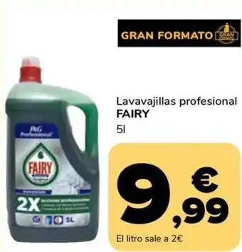 Supeco Lavavajillas profesional FAIRY oferta