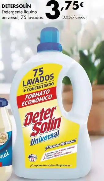 Supermercados Lupa DETERSOLÍN Detergente líquido universal, 75 lavados. oferta